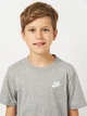 Детская футболка для мальчика Nike K Nsw Tee Emb Futura Lbr FZ5177-063 S 128-137 см Dk Grey Heather (197596170337) - изображение 4
