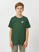 Підліткова футболка для хлопчика Nike K Nsw Tee Emb Futura Lbr FZ5177-323 L 147-158 см Fir (198484744036) - зображення 1
