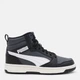 Подростковые демисезонные ботинки для мальчика Puma Rebound V6 Mid Jr 39383129 36 (3.5) Black/White/Dusky Gray (4069156709966) - изображение 1