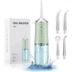 Іригатор для чищення зубів та порожнини рота Oral Irrigator з акумулятором та змінними насадками Зелений - изображение 1
