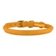 Ошейник для Собак Круглый Кожаный BronzeDog Premium Crazy Голд M 9 мм 30-40 см (002380) - изображение 3