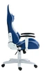 Комп'ютерне крісло для геймера Cobra Rebel CR204 Blue-White - изображение 2