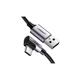 Дата кабель USB 2.0 AM to USB-C 3.0m 3A US284 90° corner Ugreen (m497342) - зображення 1
