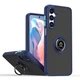 Чехол Fiji Colorframe для Samsung Galaxy A27 5G (A276) матовый бампер с кольцом подставкой Dark Blue - изображение 1