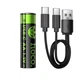 Аккумуляторы AA 860mAh 2шт с разъемом Type-C HOCO JA3 - изображение 3