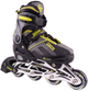 Роликові ковзани Outrace Flash Boy PW-126B-79 EU 37-40 Чорно-жовті (5904310932752) (955555909702142) - Уцінка - зображення 1