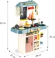 Kuchnia dla dzieci Beibe Good dźwięki LED, woda, generator pary, dodatki (5903769970193) (955555911597225) - Outlet - obraz 5