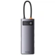 Перехідник HUB Baseus Metal Gleam Series 6-in-1 Multifunctional Type-C (WKWG080013) Gray - зображення 3