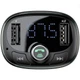 АЗУ FM модулятор Baseus S-09 Overseas Edition 3.4A (2USB-A) (CCMT000301) Black - изображение 3