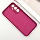 Чохол TPU GETMAN Liquid Silk Full Camera Samsung Galaxy S24+ Бордовий / Marsala - зображення 3