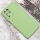 Протиударний Чохол TPU GETMAN Liquid Silk Full Camera для Samsung Galaxy M33 5G Зелений / Pistachio - зображення 3