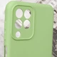 Протиударний Чохол TPU GETMAN Liquid Silk Full Camera для Samsung Galaxy M33 5G Зелений / Pistachio - зображення 4