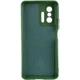 Чохол з захистом камери Premium Silicone Cover Um CaseIT Full Camera Protective (AA) для Xiaomi 11T / 11T Pro Зелений / Dark green - зображення 2