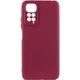 Чохол TPU GETMAN Liquid Silk Full Camera для Xiaomi Redmi Note 11 Pro 4G/5G / 12 Pro 4G Бордовий / Marsala - изображение 1