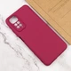 Чохол TPU GETMAN Liquid Silk Full Camera для Xiaomi Redmi Note 11 Pro 4G/5G / 12 Pro 4G Бордовий / Marsala - изображение 4