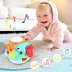 Музыкальная игрушка для детей Погремушка с подсветкой Слоник Бирюзовый - изображение 6