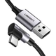 Кабель UGREEN US284 USB AM - Type-C Angled 1м (50941) - зображення 1