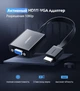 Адаптер Ugreen MM103 HDMI to VGA Converter 25cm Black 40248 Конвертер для подключения к монитору - изображение 2