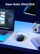 Беспроводная мышка компьютерная UGREEN MU006 Ergonomic Wireless Mouse 2.4G чорный 90855 Мышка для ноутбука и ПК - изображение 4