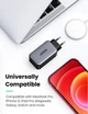 Мережевий зарядний пристрій UGREEN CD244 GaN Fast Charger USB-A+2 xUSB-C 65W EU Сірий (10335) - зображення 6