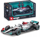 Metalowy model samochodu Bburago F1 Mercedes W13 Performance Lewis Hamilton 1:43 BB-18-38065-44 (4893993380657) - obraz 2