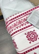 Плед-покрывало Decorator WellSoft ETNO 150х210 см с рождественским принтом Белый с красным (87-277) - изображение 2