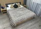 Плед-покрывало Decorator WellSoft 150х210 см Клетка Бежево-серый (87-280) - изображение 5