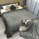 Плед-покрывало Decorator WellSoft 200х220 см однотонный Серый (87-262) - изображение 1