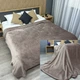Плед-покрывало Decorator WellSoft 150х210 см однотонный Лилово-серый (87-265) - изображение 1