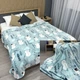 Плед-покрывало Decorator WellSoft 200х220 см с рождественским принтом Голубой (87-284) - изображение 1