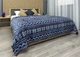 Плед-покрывало Decorator WellSoft 150х210 см с рождественским принтом Синий (87-289) - изображение 4