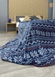 Плед-покрывало Decorator WellSoft 150х210 см с рождественским принтом Синий (87-289) - изображение 7