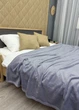 Плед-покрывало Decorator WellSoft 180х210 см однотонный Сиренево-серый (87-263) - изображение 2