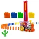 Развивающая игрушка Паровозик из домино Domino Train Детский конструктор для поезд-домино - изображение 1