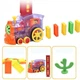 Развивающая игрушка Паровозик из домино Domino Train Детский конструктор для поезд-домино - изображение 7