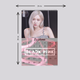 Календарь 2026 Black Pink Блэк Пинк перекидной настенный на пружине а4 (25945) - изображение 4