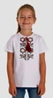 Дитяча футболка-вишиванка для дівчинки Folk Moda 122 Білий (6019-285811171) - изображение 1