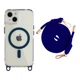 Чохол TPU+PC LanyardCase with MagSafe для iPhone 13/14 Колір Sky Blue - изображение 9