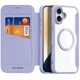 Чехол-книжка Dux Ducis Skin X Pro with MagSafe для Apple iPhone 16 (6.1") Purple - изображение 1
