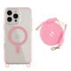 Чохол TPU+PC LanyardCase with MagSafe для iPhone 16 Pro Max Колір Pink - изображение 1