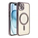 Чохол TPU Metallic Chrome Full Camera with Magsafe для iPhone 15 Колір Titan - зображення 3