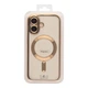 Чохол TPU Metallic Full Camera with Magsafe для iPhone 16 Колір Rose Gold - изображение 6