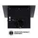 Витяжка Interline FLOW BL A/60/GL/M - изображение 4