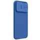 Карбоновая накладка Nillkin CamShield Pro для Apple iPhone 15 Pro (6.1") Blue - изображение 3