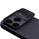 Карбоновая накладка Nillkin CamShield Pro для Apple iPhone 17 Pro (6.3") Transparent black - изображение 4