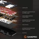 Клавиатура GamePro Genesis Metallic 100% Red switches (MK144B) - изображение 5