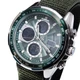Чоловічий тактичний годинник Naviforce водостійкий Fly Army Hook Green 46 мм 2 ремінці - зображення 2