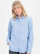 Сорочка бавовняна жіноча Camel Active Blouse 309722-9S94-41 S Синя (4064478751266) - зображення 1