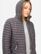 Куртка демисезонная короткая с капюшоном женская Camel Active Blouson 330930-6E50-25 36 Серая (4063366103736) - изображение 4