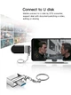 Адаптер брелок OTG Type-C - USB. Переходник для соединения устройств Type-C OTG S5 Серебристый - изображение 6
